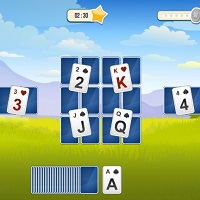 Play Solitaire TriPeaks Garden